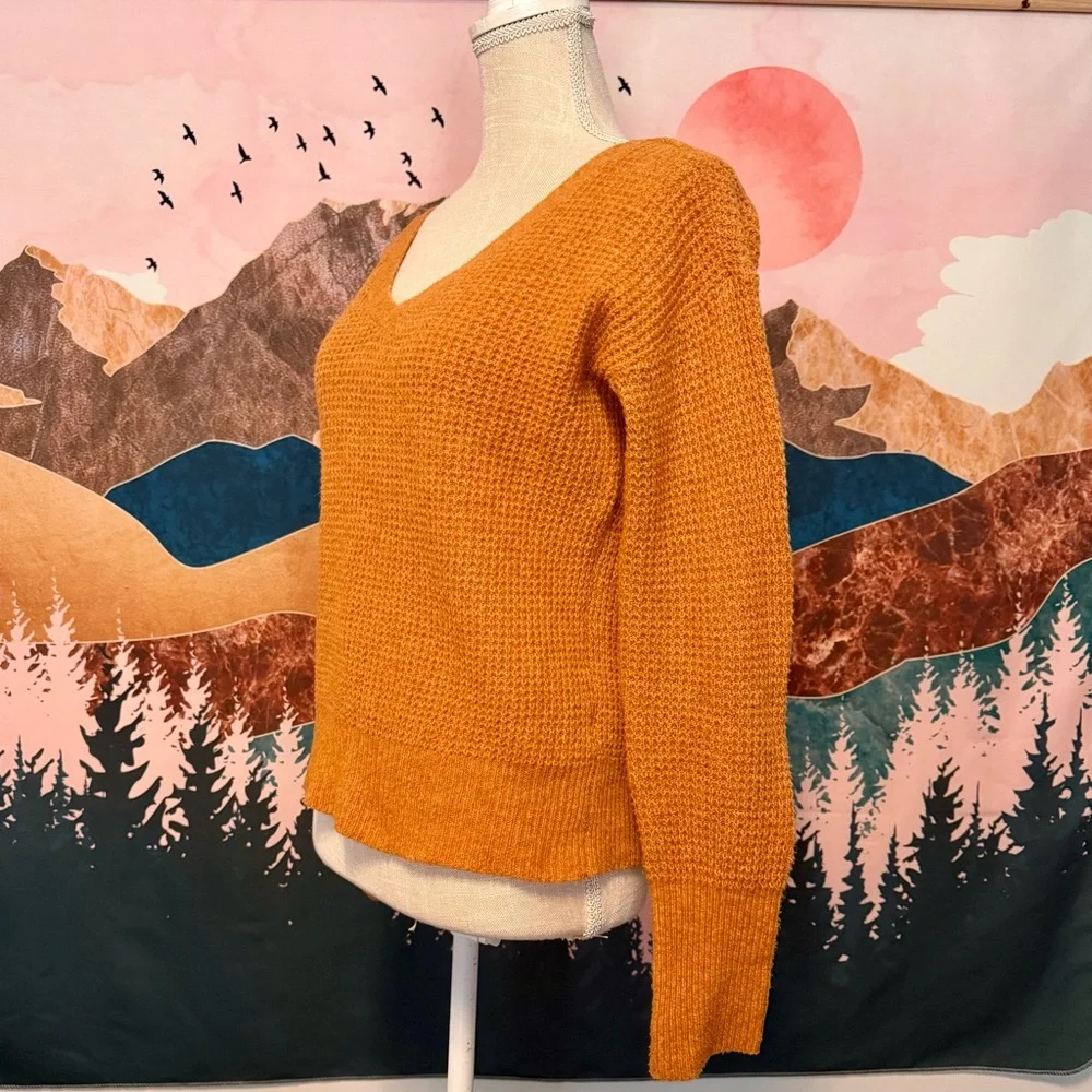 Maeve | Anthro Cross-Back Knit Sweater - Picture 4 of 10